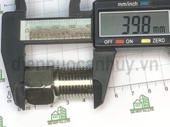 Lơ inox đều ống DN15 ren 20-20mm (1/2-1/2inch) dài rẻ