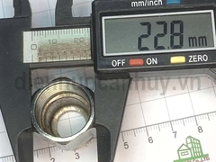 Lơ inox đều ống DN15 ren 20-20mm (1/2-1/2inch) vuông ngắn rẻ