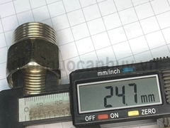 Lơ inox đều ống DN20 ren 25-25mm (3/4-3/4inch)