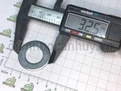 Long đền 16 loại dày phẳng mạ kẽm - Vòng đệm thép chuyên dụng giúp phân bổ lực ép và bảo vệ bề mặt mối nối bu lông