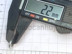 Long đen bản lề cửa sổ M8