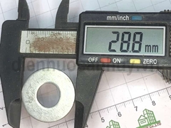 Long đen M12 phẳng dầy sắt mạ
