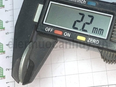 Long đen M12 phẳng dầy sắt mạ