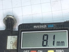 Long đen vênh M8