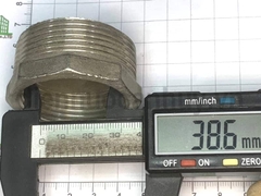 Lơ thu inox đúc ống DN40-32 ren 47-41mm (11/2-11/4inch)