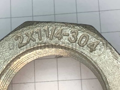 Lơ thu inox đúc ống DN50-32 ren 58-41mm (2-11/4inch)