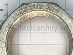 Lơ thu inox đúc ống DN50-40 ren 58-47mm (2-11/2inch)