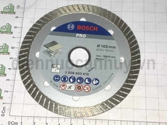 Lưỡi cắt gạch Bosch chính hãng xịn Đá cắt kim cương Turbo 105x16 ceramic