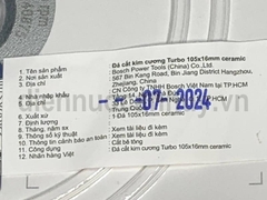 Lưỡi cắt gạch Bosch chính hãng xịn Đá cắt kim cương Turbo 105x16 ceramic