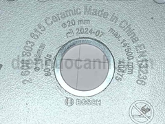 Lưỡi cắt gạch Bosch chính hãng xịn Đá cắt kim cương Turbo 105x16 ceramic
