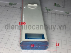 Máng đèn led Rạng Đông dài 1.2m - Đơn nắp xanh