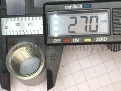 Măng sông, Lơ inox 304 xin, ren trong 12 (ống 21, DN15) - nối ren thẳng- vặn thoải mái không vỡ