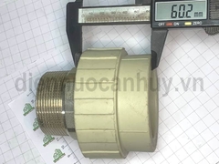 Măng sông ren ngoài Tiền Phong PPR 63-2 inch