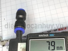 Măng sông thu nhựa xanh nối nhanh khí nén 8 về 6mm