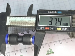 Măng sông thu nhựa xanh nối nhanh khí nén 8 về 6mm