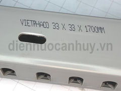 Máng nhựa đi dây tủ điện văn phòng dập lỗ xương cá 33x33x1700mm