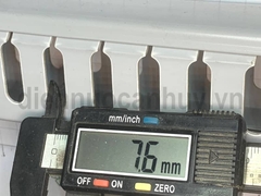 Máng nhựa đi dây tủ điện văn phòng dập lỗ xương cá 45x45x1700mm