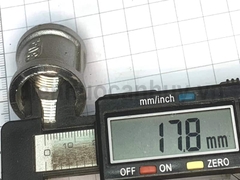 Măng sông đúc inox 304 DN15 ren trong 20mm (1/2inch)