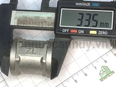 Măng sông đúc inox 304 DN20 ren trong 25mm (3/4inch)