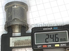 Măng sông đúc inox 304 DN20 ren trong 25mm (3/4inch)