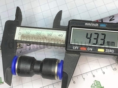 Măng sông nhựa xanh nối nhanh khí nén 10 - 10mm