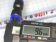Măng sông nhựa xanh nối nhanh khí nén 10 - 10mm