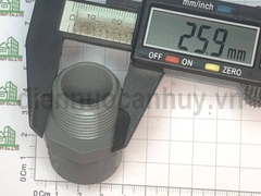 Măng sông ren ngoài đều (MSRN)  PVC Tiền Phong 27-3/4 inch (27-27)