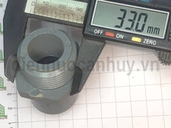 Măng sông ren ngoài (MSRN) PVC Ren 34 thu ống 27 (34-27)