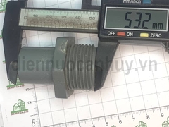 Măng sông ren ngoài (MSRN) PVC Ren 34 thu ống 21 (34-21)