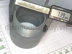 Măng sông ren ngoài (MSRN) PVC Tiền Phong đều 76-21/2 inch