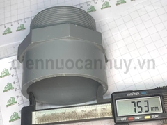 Măng sông ren ngoài (MSRN) PVC Tiền Phong đều 76-21/2 inch