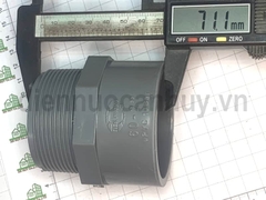 Măng sông ren ngoài (MSRN) PVC Tiền Phong Ren đều 60 (60-60)