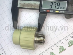Măng sông ren ngoài ppr nối thẳng ren nhựa Tiền Phong ppr 20-1/2 inch