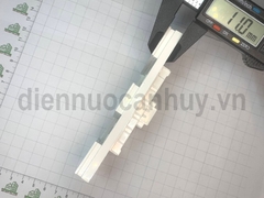 Mặt đôi 2 thiết bị chữ nhật AvatarOn A M3T02_WE Schneider