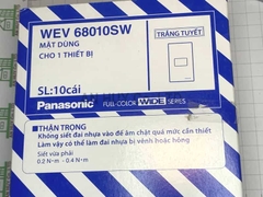 Mặt dùng cho 1 thiết bị Panasonic WEV 68010SW (hộp 10 cái)