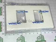 Mặt dùng cho 2 thiết bị Panasonic WEV 68020SW (hộp 10 cái)