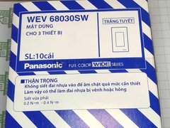 Mặt dùng cho 3 thiết bị Panasonic WEV 68030SW (hộp 10 cái)