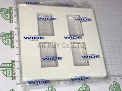 Mặt dùng cho 4 thiết bị Panasonic WEV 68040SW (hộp 10 cái)