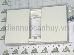 Mặt hạt công tắc chữ nhật AvatarOn A M3T01_WE Schneider
