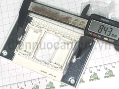 Mặt hạt công tắc chữ nhật AvatarOn A M3T01_WE Schneider