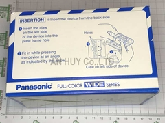 Mặt vuông cho 2 thiết bị Panasonic WEB 7812SW (hộp 10 cái)