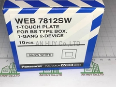 Mặt vuông cho 2 thiết bị Panasonic WEB 7812SW (hộp 10 cái)
