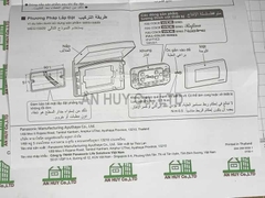 Mặt nắp che mưa công tắc ngang Panasonic WEG 8981K VN (hộp 5 cái)