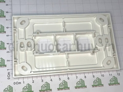 Mặt hạt công tắc tròn MPE A203N 3 lỗ