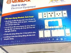 Mặt hạt công tắc vuông Sino S18CC2X 2 thiết bị