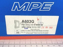 Mặt hạt MPE 3 thiết bị Vàng A603G
