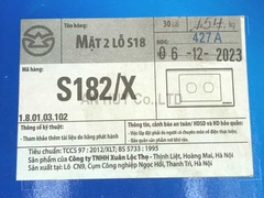Mặt hạt SINO 2 lỗ S18 - S182 X