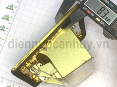 Mặt ổ cắm âm sàn đơn Sino P001/1/A vàng đồng