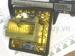 Mặt ổ cắm âm sàn đơn Sino P001/1/A vàng đồng