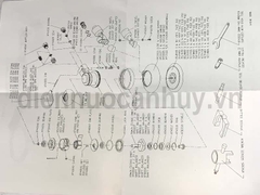 Máy chà nhám Top D125 có hút bụi matit ô tô